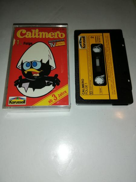 Calimero Folge 1 Schwarz mit Gelben Aufkleber 829907-4 Karussell