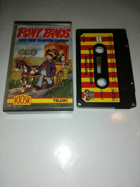 Pony Panos und der Kasperlemann 4-fach Silber geschraubt Schwarz mit Rot Gelben Aufkleber 4.24428 CD Teldec