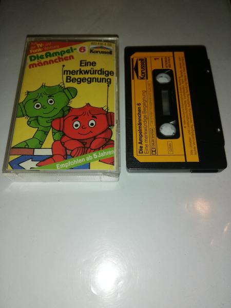 Die Ampelmännchen Folge 6 Eine merkwürdige Begegnung Schwarz mit Gelben Aufkleber 823418-4 Karussell