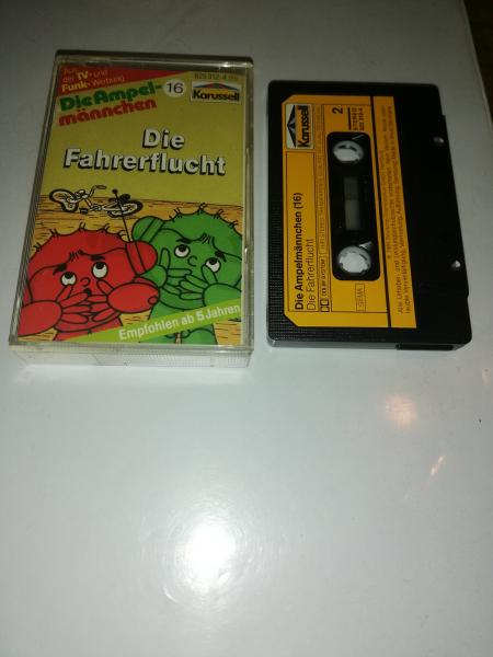 Die Ampelmännchen Folge 16 Die Fahrerflucht Schwarz mit Gelben Aufkleber 825312-4(Cover von innen leicht beschrieben)