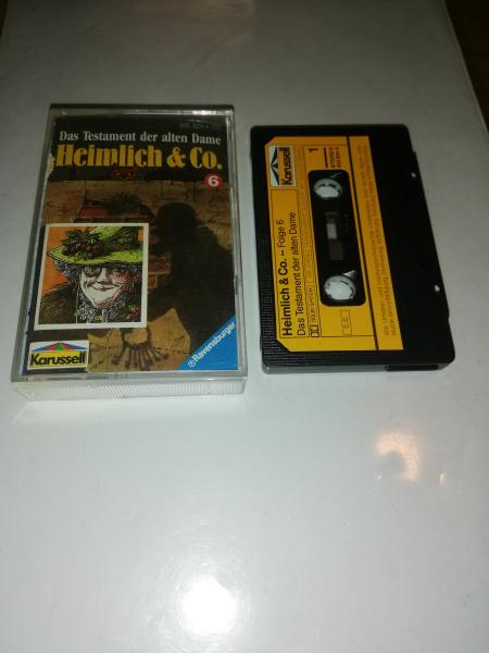 Heimlich & Co Folge 6 Das Testament der alten Dame Schwarz mit Gelben Aufkleber 835824-4 Karussell