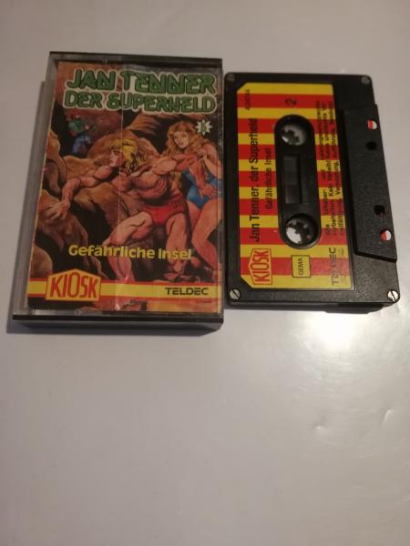 Jan Tenner der Superheld Folge 5 Gefährliche Insel 4.24744 CD Teldec Kiosk Comic-Cover