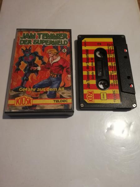Jan Tenner der Superheld Folge 4 Gefahr aus dem All 4.24743 CD Teldec Comic-Cover