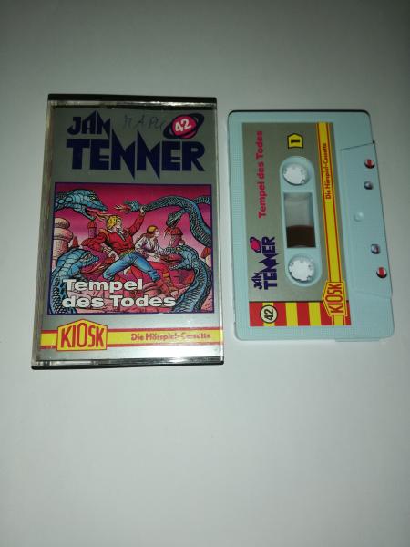 Jan Tenner Folge 42 Tempel des Todes Weiß mit Silbernen Aufkleber 4.27742 CD Kiosk(Frontcover beschrieben)