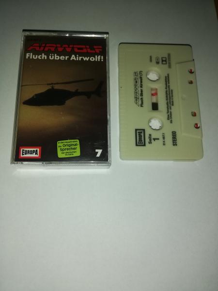 Airwolf Folge 7 Fluch über Airwolf ! Grau mit Schwarzen Druck 514467.1 Europa