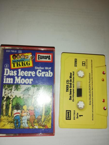 TKKG Folge 3 Das leere Grab Gelb mit Gelbem Aufkleber im Moor 515720.0 Europa