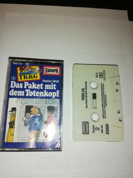 TKKG Folge 4 Das Paket mit dem Totenkopf Grau 490722 Europa