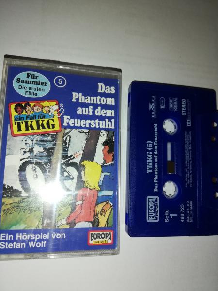 TKKG Folge 5 Das Phantom auf dem Feuerstuhl Blau 490723PC209