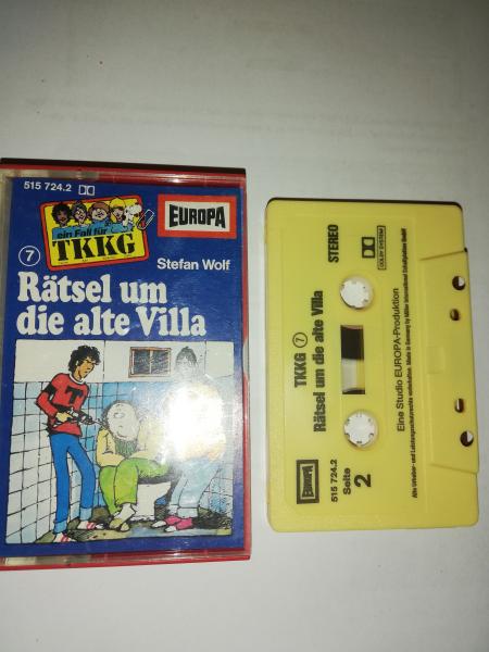 TKKG Folge 7 Rätsel um die alte  Villa Gelb 515724.2 Europa