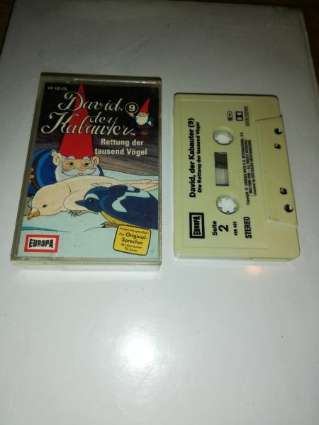 David der Kabauter Folge 9 Rettung der tausend Vögel Grau mit Schwarzen Druck 490405-215 Europa