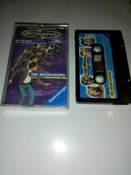 Animorphs Folge 3 Die Begegnung Schwarz mit Blauen Aufkleber 4005556840113
