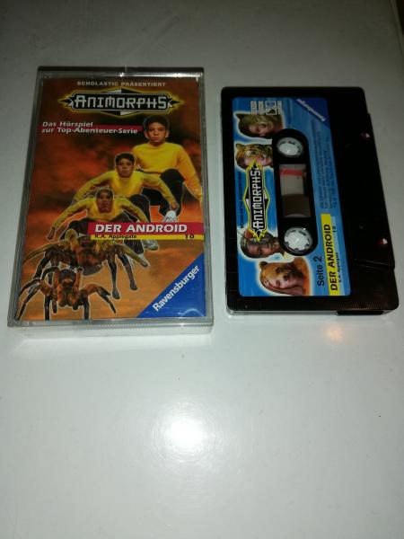 Animorphs Folge 10 Der Android Schwarz mit Blauen Aufkleber 4005556840649