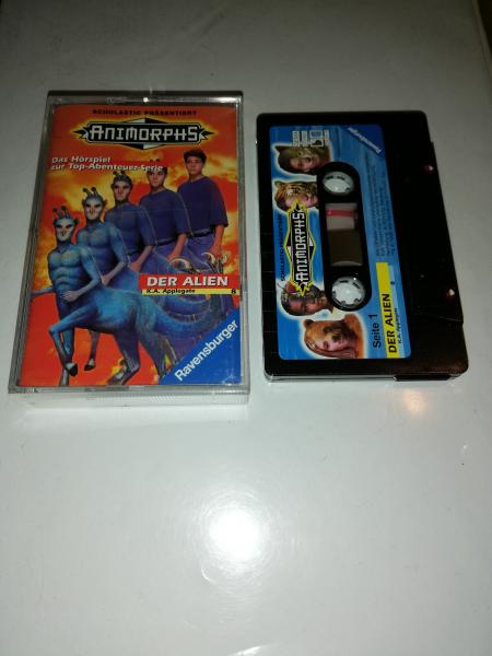 Animorphs Folge 8 Der Alien Schwarz mit Blauen Aufkleber 4005556840168