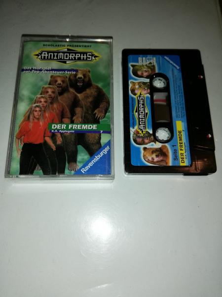Animorphs Folge 7 Der Fremde Schwarz mit Blauen Aufkleber 4005556840151