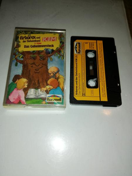 Arborex und der Geheimbund Kim Folge 3 Das Geheimversteck Schwarz mit Gelben Aufkleber 827292-4 Karussell