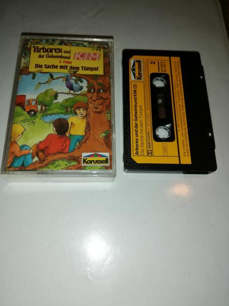 Arborex und der Geheimbund Kim Folge 2 Die Sache mit dem Tümpel Schwarz mit Gelben Aufkleber 827291-4 Karussell