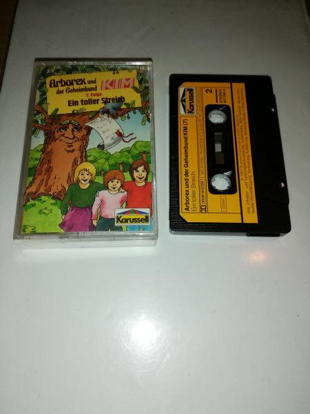 Arborex und der Geheimbund Kim Folge 7 Ein toller Streich Schwarz mit Gelben Aufkleber 827296-4 Karussell