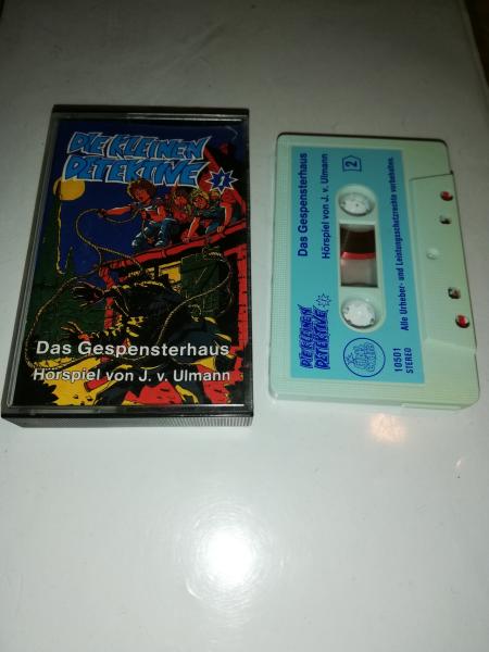 Die kleinen Detektive Folge 1 Das Gespensterhaus Weiß mit Blauen Aufkleber 10501 Eins Extra