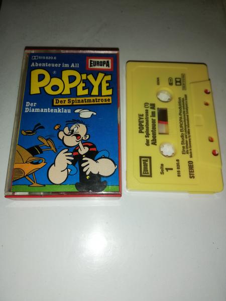 Popeye Der Spinatmatrose Folge 1 Abenteuer im All/Der Diamatenklau Gelb 515820.6