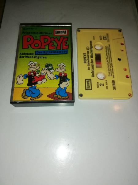 Popeye der Spinatmatrose Folge 2 Prinzessin Mirimar/Aufstand der Wachsfiguren 5-fach Silber geschraubt Gelb 515821.4