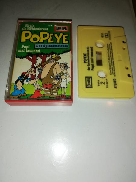 Popeye Der Spinatmatrose Folge 5 Olivia als Höhlenbraut/Popi mal tausend Gelb 515824.9