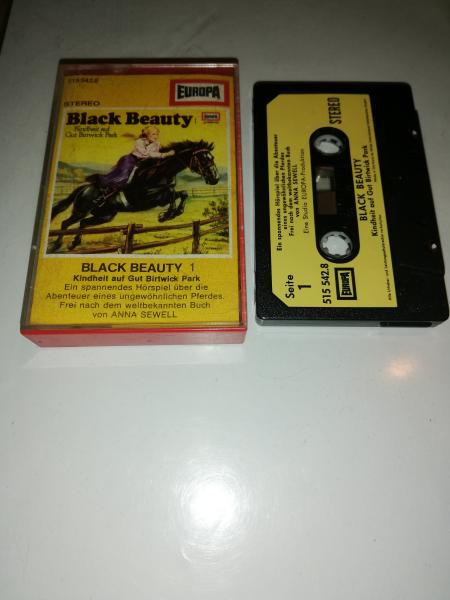 Black Beauty Folge 1 Kindheit auf Gut Birtwick Park Schwarz mit Beigen Aufkleber 515542.8