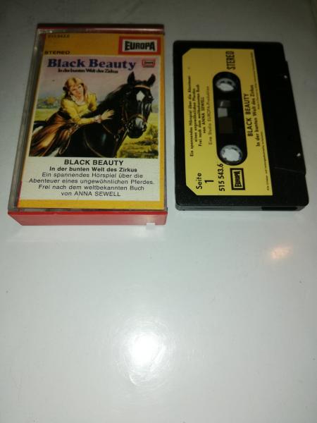 Black Beauty Folge 2 In der bunten Welt des Zirkus Schwarz mit Beigen Aufkleber 515543.6(weißes Frontcover)