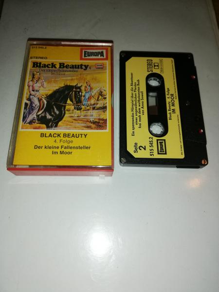 Black Beauty Folge 4 Der kleine Fallensteller/Im Moor 5-fach Silber geschraubt Schwarz mit Beigen Aufkleber 515545.2