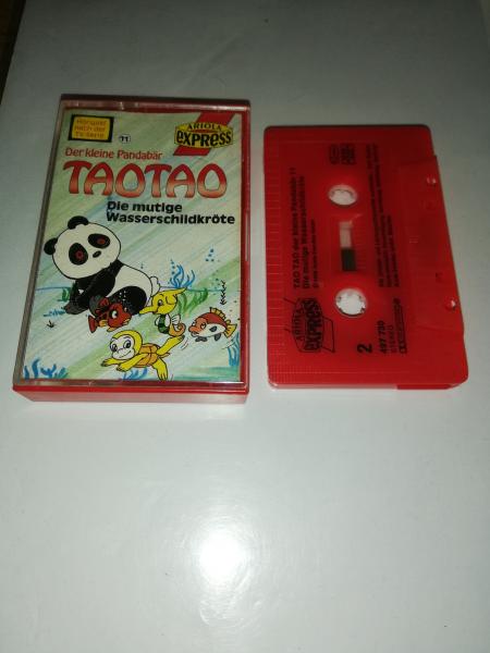 Tao Tao Der kleine Pandabär Folge 11 Die mutige Wasserschildkröte Rot mit Schwarzen Druck 497730-215