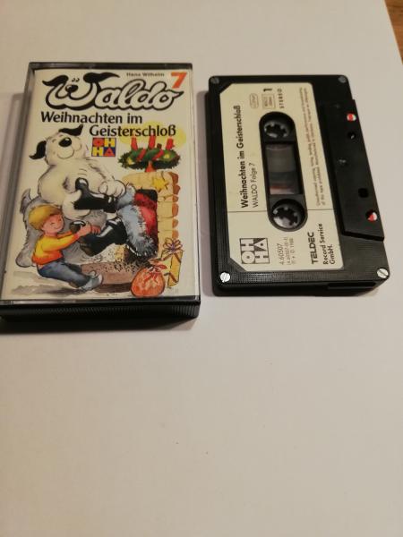 Waldo Folge 7 Weihnachten im Geisterschloß 4-fach Silber geschraubt Schwarz mit Weißen Aufkleber 4.60507 CD OHHA