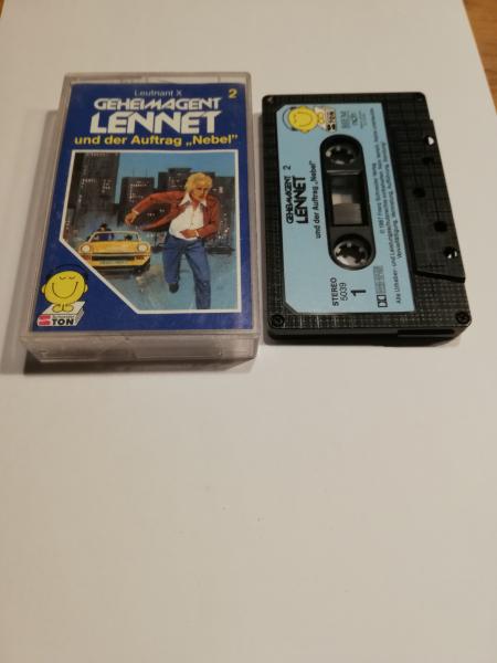 Geheimagent Lennet Folge 2 und der Auftrag Nebel 5-fach Schwarz geschraubt Schwarz mit Blauen Aufkleber 5039 Schneiderton