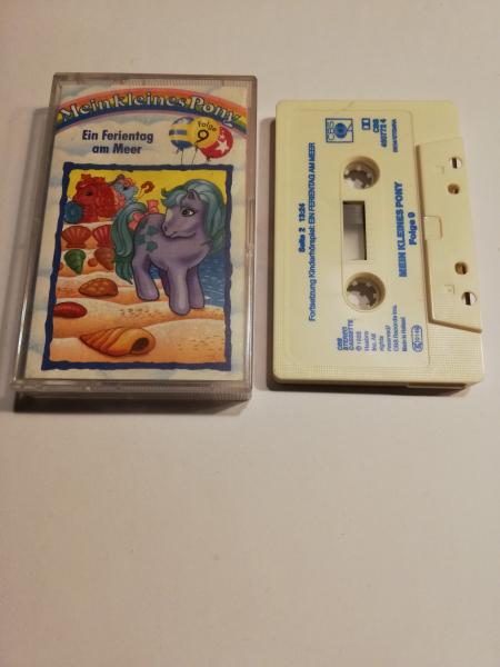 Mein kleines Pony Folge 9 Ein Ferientag am Meer Weiß mit Blauen Druck 460772-4