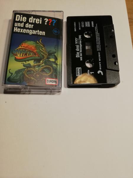 Die Drei Fragezeichen Folge 184 und der Hexengarten Schwarz mit Weißen Druck 8887513199 4 Europa