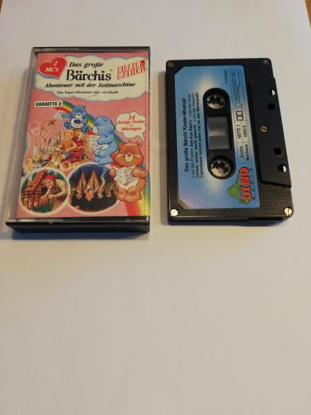 Bärchis Abenteuer mit der Zeitmaschine Kinder-Musical Cassette 2 5-fach Silber geschraubt Blau mit Blauen Aufkleber DMC 1292