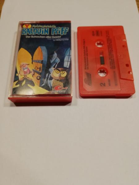 Meisterdetektiv Balduin Pfiff Folge 3 Der Schrecken aller Geister Rot mit Schwarzen Druck 495027-211 Maritim Yps Heft Logo