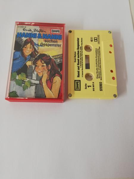 Hanni und Nanni Folge 7 suchen Gespenster 4-fach Silber geschraubt Gelb 515607.6(Nummer auf Cover fehlt)