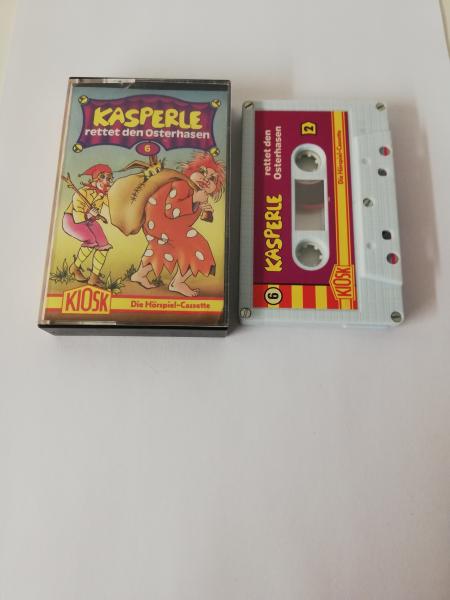 Kasperle Folge 6 rettet den Osterhasen 5-fach Silber geschraubt Weiß mit Lila Aufkleber 4.27576 CD Kiosk