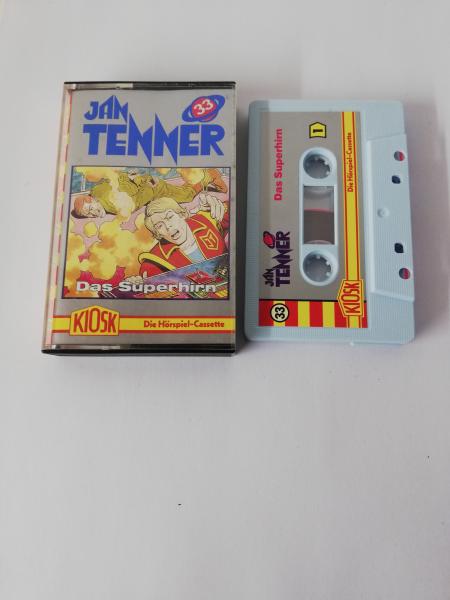 Jan Tenner Folge 33 Das Superhirn Weiß mit Silbernen Aufkleber 4.27733 CD Kiosk