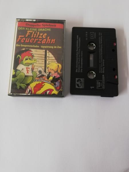 Flitze Feuerzahn Doppelfolge Die Gespensterbahn/Verwirrung im Zoo Schwarz mit Weißen Druck 45380 3 Marcato