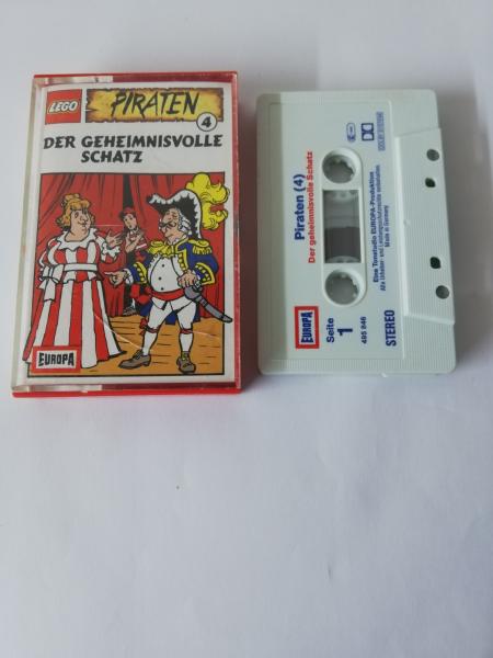 Lego Piraten Folge 4 Der geheimnisvolle Schatz Weiß mit Rot Blauen Druck 495846-215 Europa