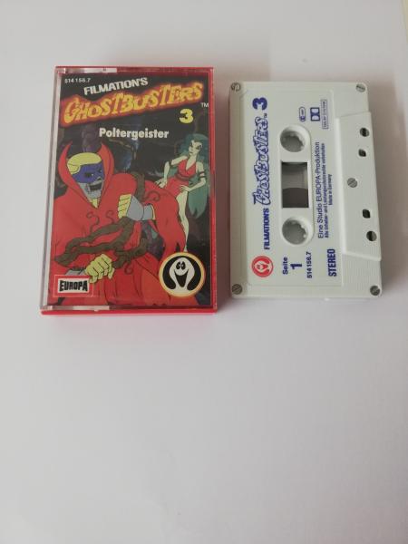 Ghostbusters Filmations Folge 3 Poltergeister 5-fach Silber geschraubt Weiß mit Blauen Druck 514156.7 Europa