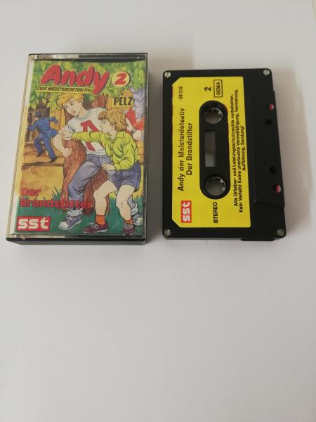 Andy der Meisterdetektiv Folge 2 Der Brandstifter 4-fach Schwarz geschraubt Schwarz mit Gelben Aufkleber 30336 SST