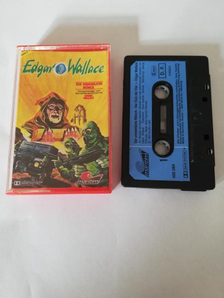 Edgar Wallace Folge 8 Der unheimliche Mönch Schwarz mit Blauen Aufkleber 495064-211 Maritim