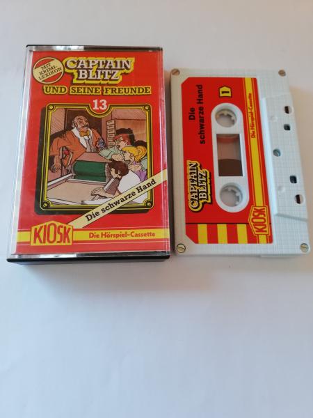 Captain Blitz Folge 13 Die Schwarze Hand 5-fach Silber geschraubt Weiß mit Rot Gelben Aufkleber 4.25834 CD
