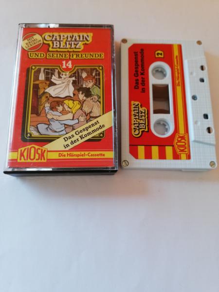 Captain Blitz Folge 14 Das Gespenst in der Kommode 5-fach Silber geschraubt Weiß mit Roten Aufkleber 4.25835 CD