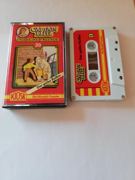 Captain Blitz Folge 20 Der gelbe Koffer 4-fach Silber geschraubt Weiß mit Roten Aufkleber 4.26068 CD