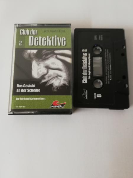 Club der Detektive 2 Das Gesicht an der Scheibe Schwarz mit Weißen Druck 495154-211 Maritim