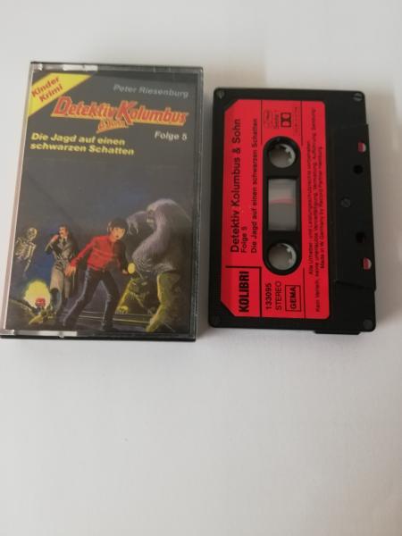 Detektiv Kolumbus Folge 5 Die Jagd auf einen schwarzen Schatten 5-fach Schwarz geschraubt Schwarz mit Roten Aufkleber 133095 Kolibri