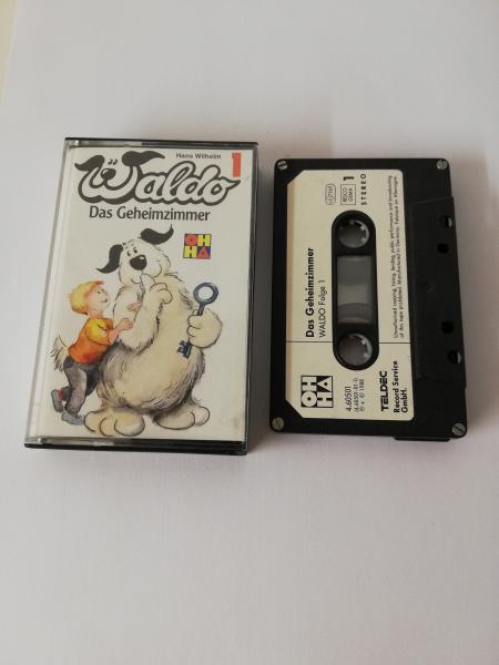 Waldo Folge 1 Das Geheimzimmer 4-fach Silber geschraubt Schwarz mit Weißen Aufkleber 4.60501 CD OHHA