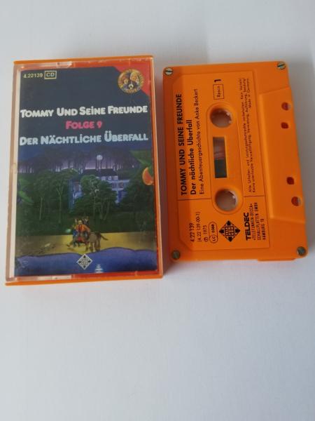 Tommy und seine Freunde Folge 9 Der Nächtliche Überfall 4-fach Silber geschraubt Orange mit Orangen Aufkleber 4.22139 CD Telefunken